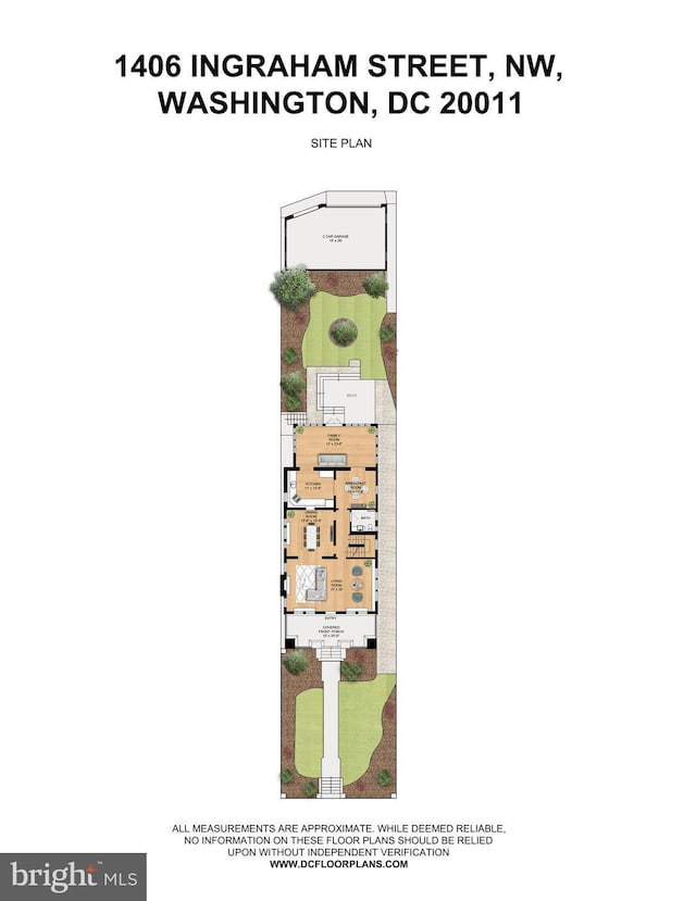 1406 Ingraham St NW, Washington, DC 20011 - floor plan / room layout