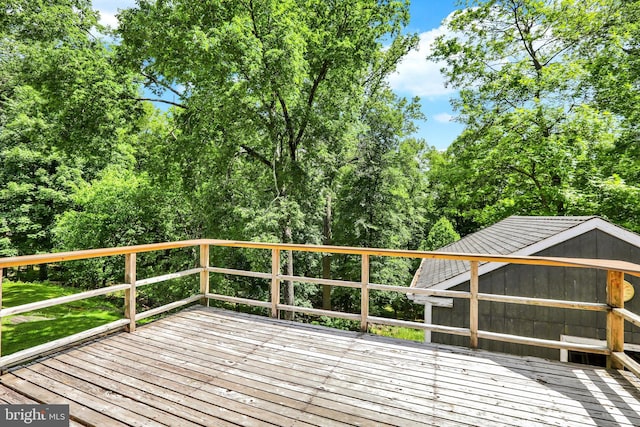 444 Rocksville Rd, Holland, PA 18966 - view of wooden terrace