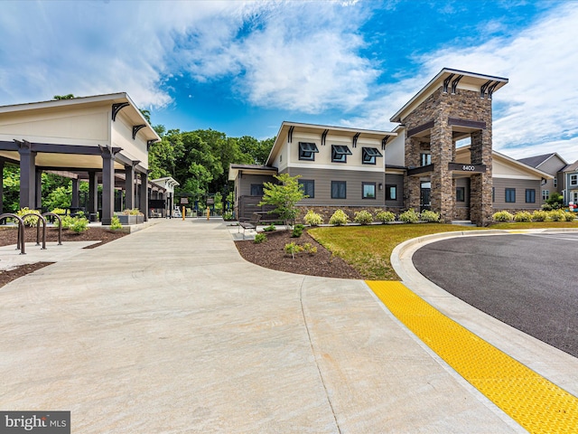 exterior space with driveway