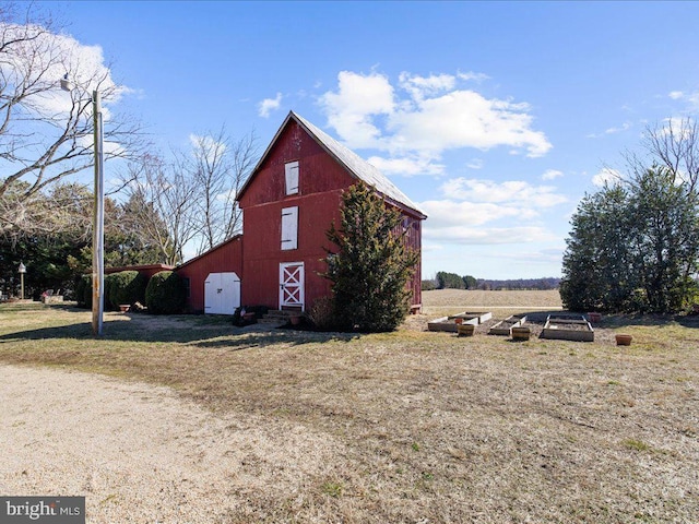 view of barn