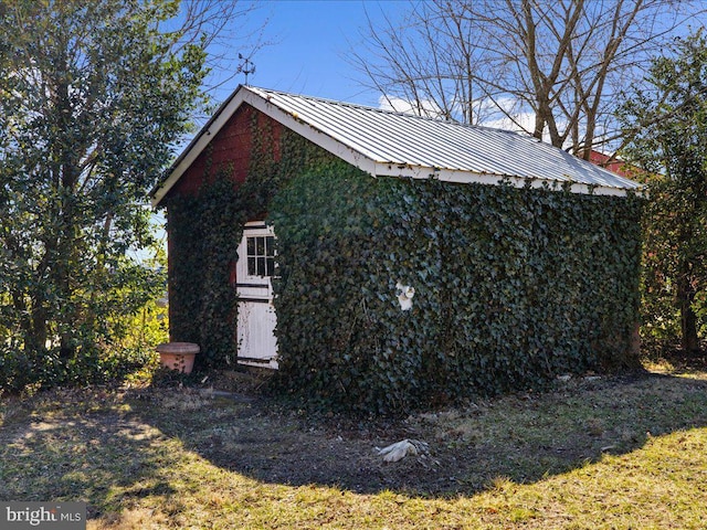 view of outbuilding with an outdoor structure