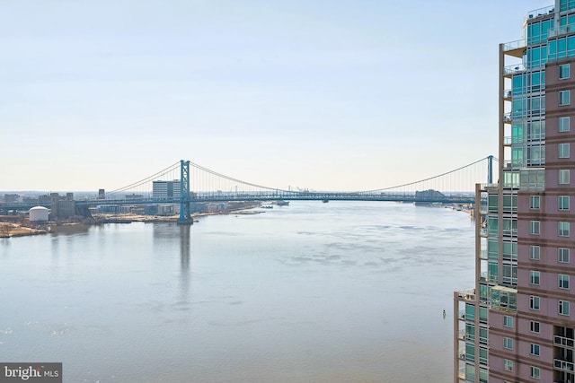 water view featuring a view of city