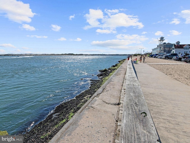 view of water feature