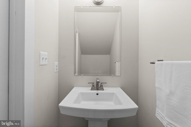 bathroom with a sink