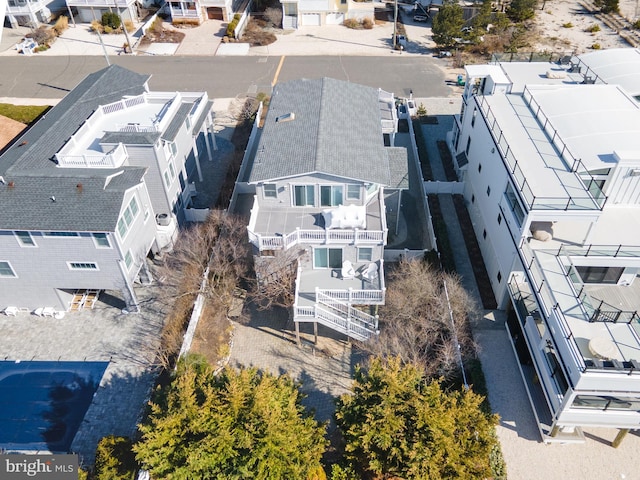 bird's eye view featuring a residential view