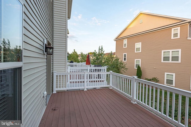 view of deck