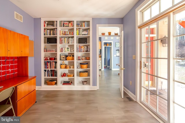 pantry featuring visible vents