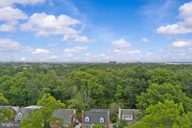 1733 Crestwood Dr, Alexandria, VA 22302 - birds eye view of property with a forest view and a residential view