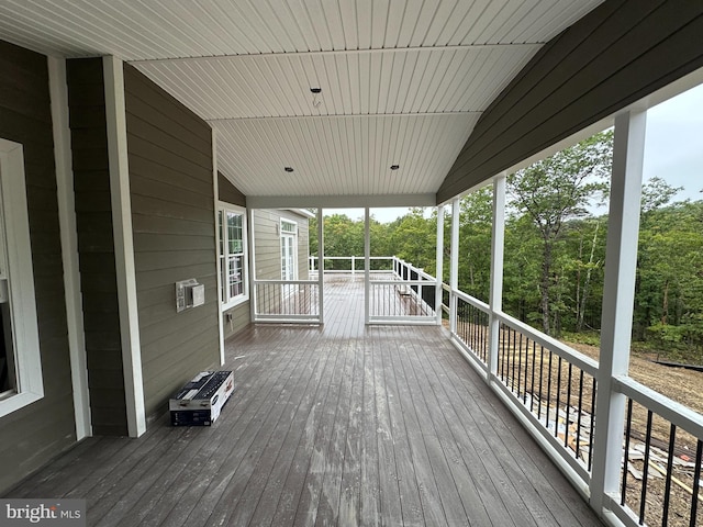 view of deck