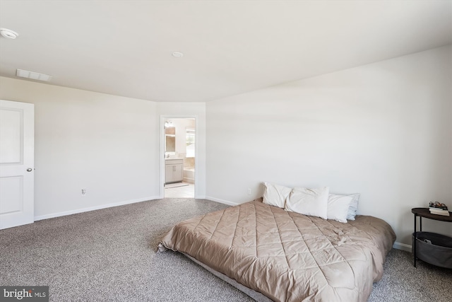 348 Tyson Dr, Berryville, VA 22611 - carpeted bedroom featuring baseboards and ensuite bathroom