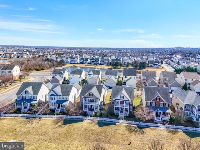 birds eye view of property featuring a residential view