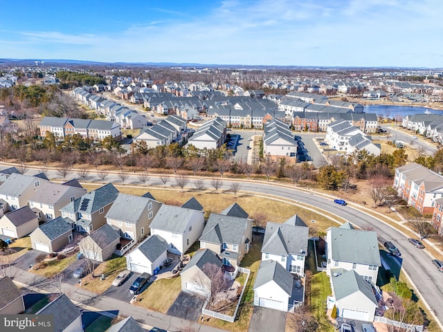 bird's eye view featuring a residential view