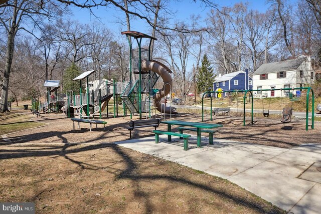 view of communal playground