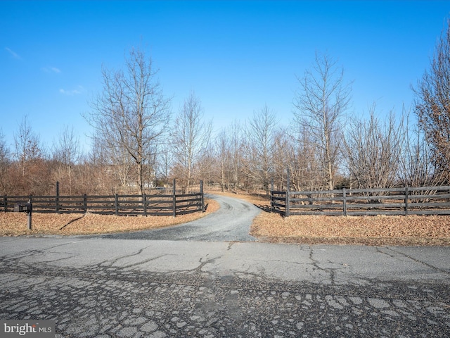 view of road