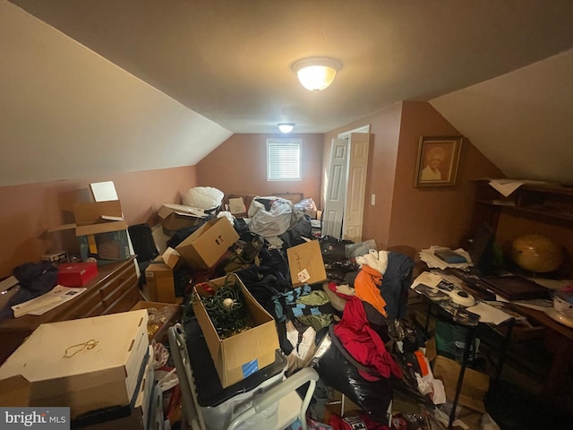 bonus room with lofted ceiling