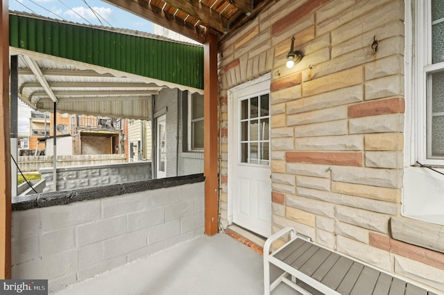 view of entrance to property