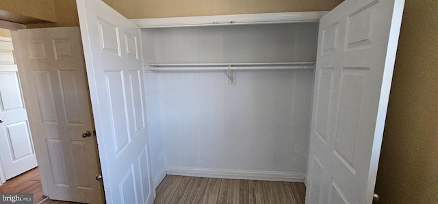 view of closet