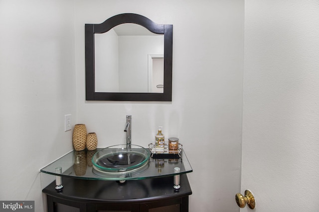 bathroom with a sink