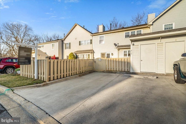 exterior space with a patio area and fence