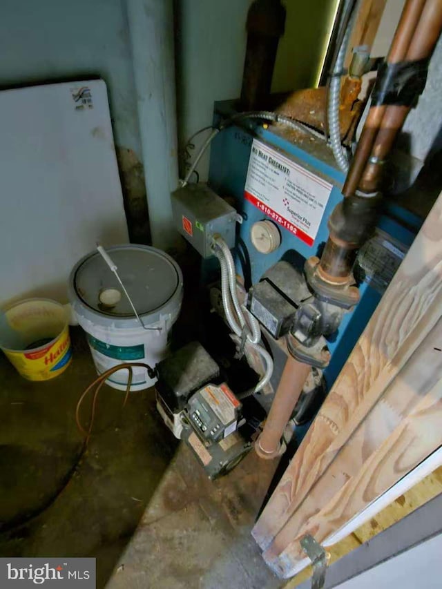 view of utility room