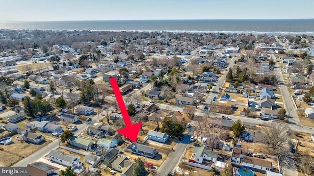 drone / aerial view featuring a residential view