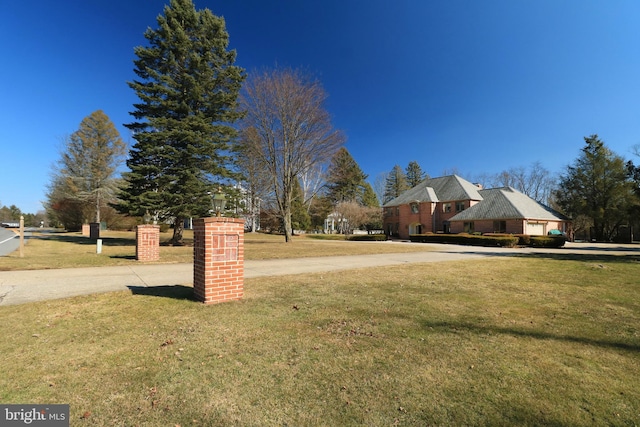 view of yard