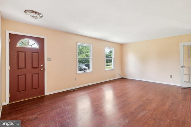 6621 Schoolhouse Rd, Bealeton, VA 22712 - foyer with plenty of natural light, wood finished floors, and baseboards