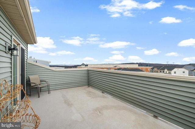 view of patio / terrace featuring a balcony