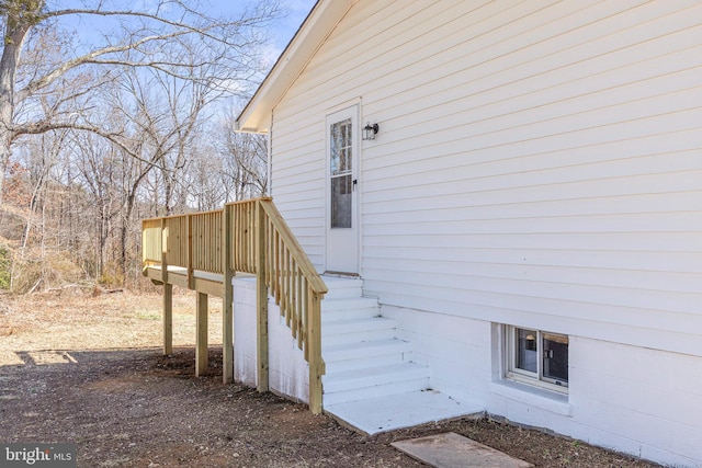 view of entrance to property