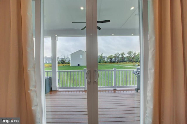 entryway featuring plenty of natural light