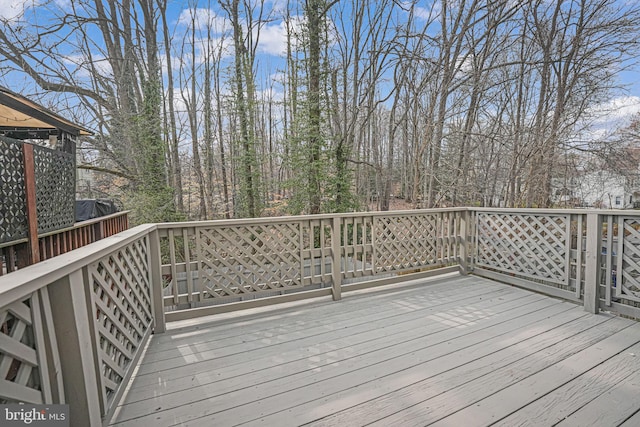 view of deck