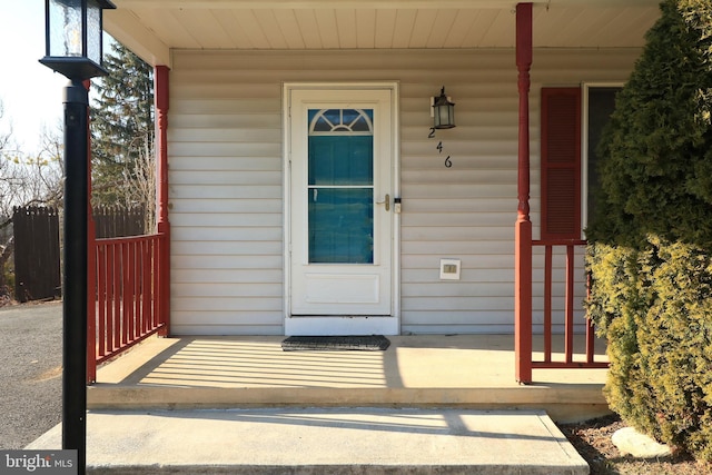246 First Ave, State College, PA 16801 - view of exterior entry with a porch