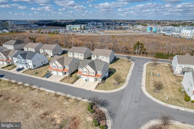 bird's eye view featuring a residential view