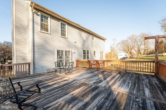 view of deck