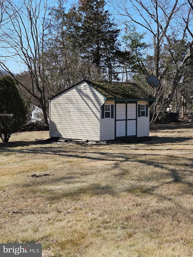 view of outbuilding with an outdoor structure