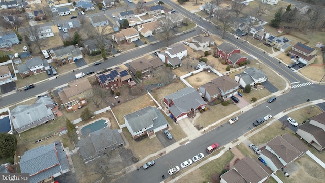 drone / aerial view featuring a residential view