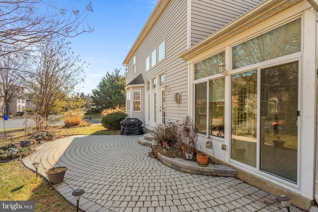 view of patio / terrace with grilling area