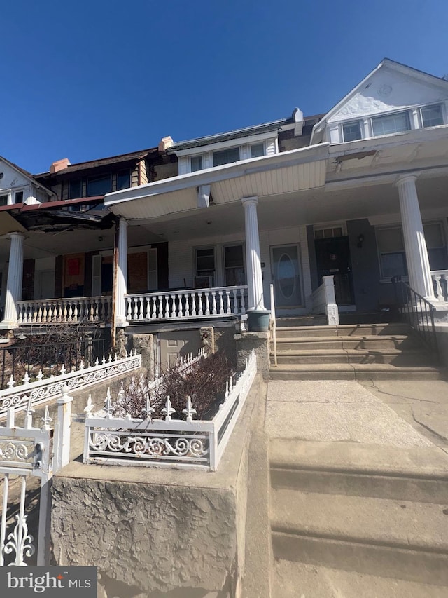 view of townhome / multi-family property