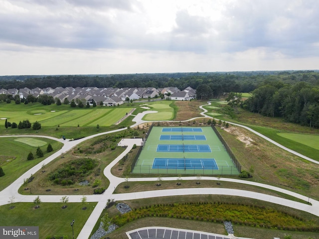 birds eye view of property featuring a residential view