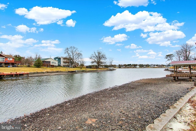 property view of water