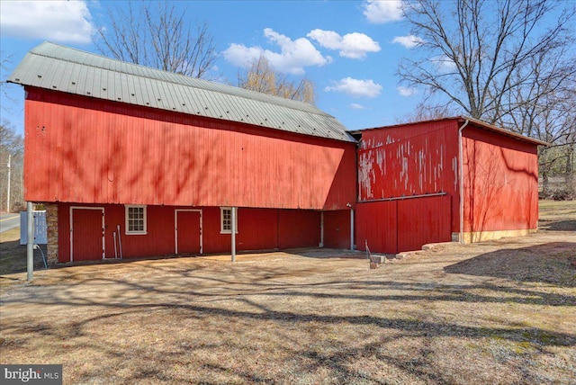 view of barn