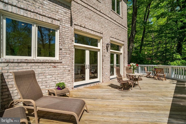 1347 Kirby Rd, Mclean, VA 22101 - deck with french doors