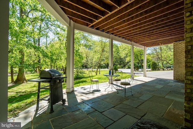 1347 Kirby Rd, Mclean, VA 22101 - view of patio / terrace featuring grilling area