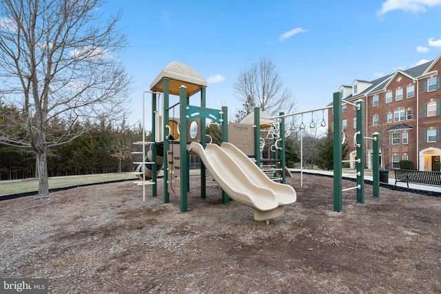 view of communal playground