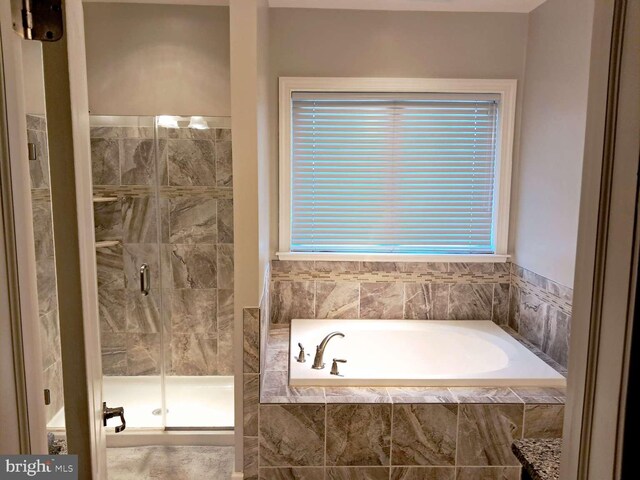 1392 Hickory Hill Rd, Chadds Ford, PA 19317 - bathroom with a shower stall and a bath
