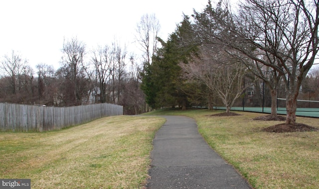 view of road