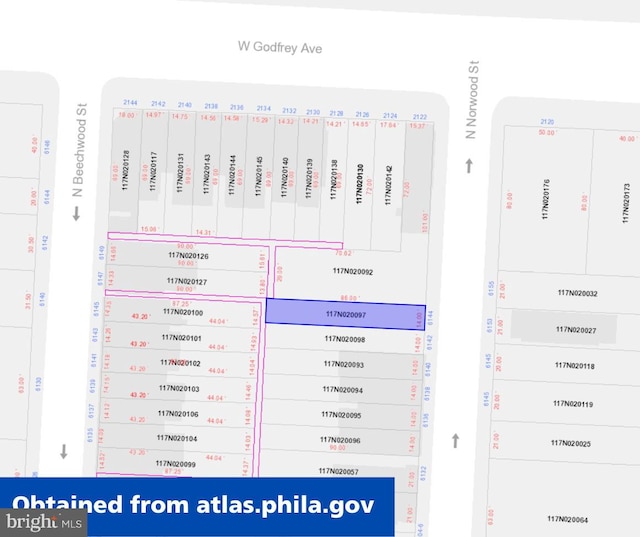 6144 N Norwood St, Philadelphia PA, 19138 land for sale