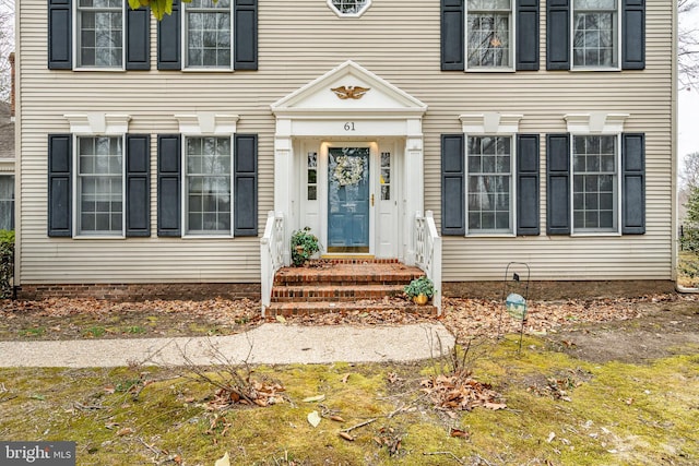 view of property entrance