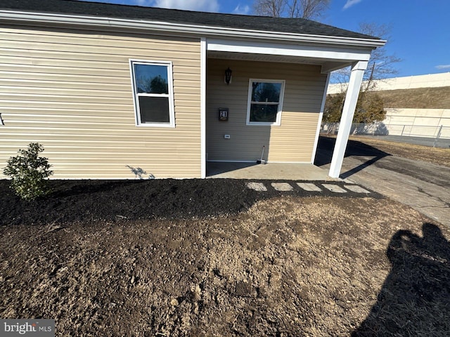 view of entrance to property