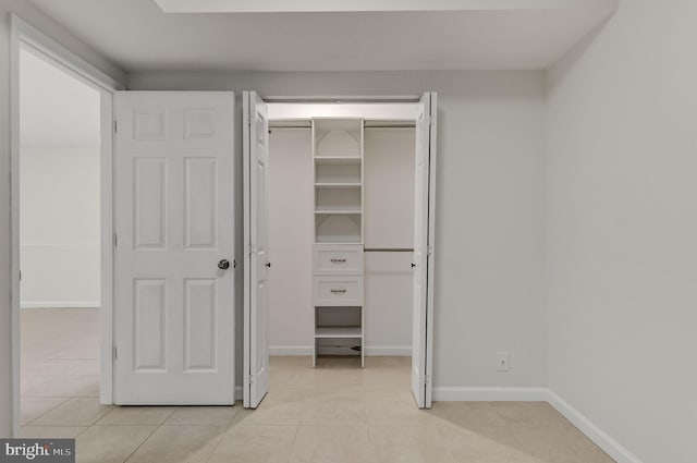 view of closet